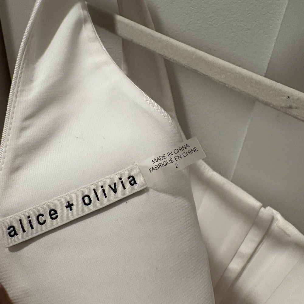 Alice + Olivia White Corset Top - Picture 7 of 7